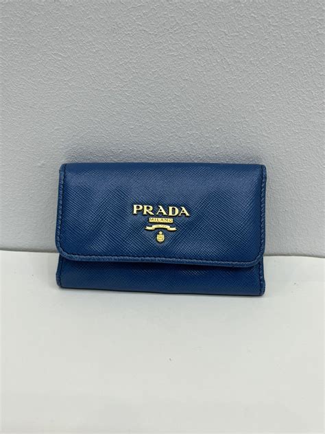 prada saffiano leather key case|prada saffiano key case.